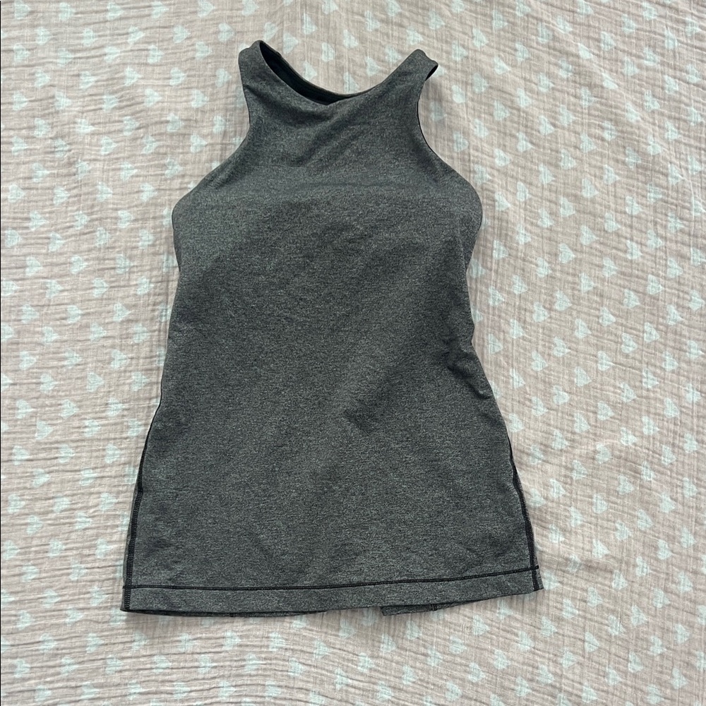 Lululemon Athletica Charcoal Tank Top